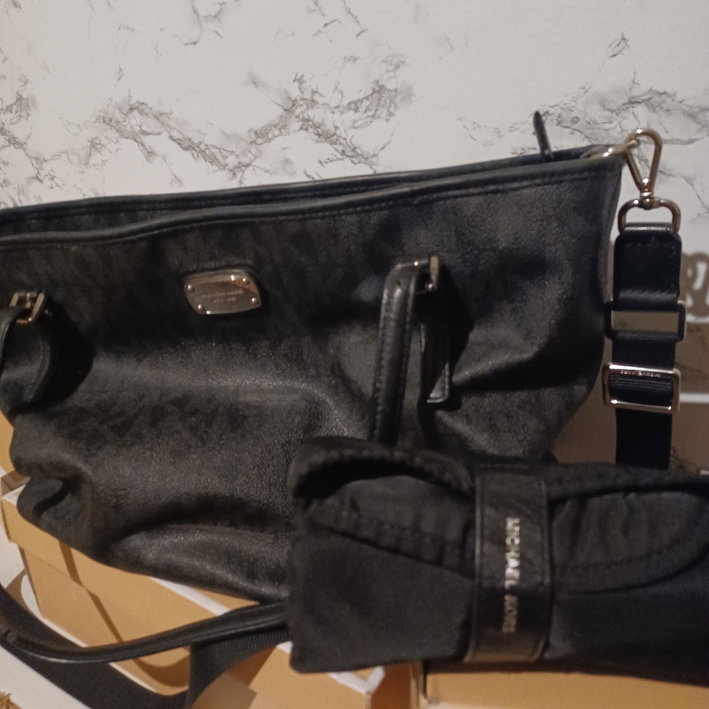 MK diaper bag and changing pad